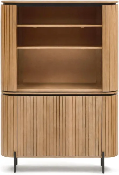 Licia, Högskåp, natur, massiv trä